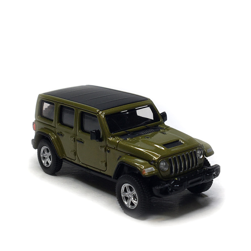 MicroCity, Jeep Wrangler, vert, 2017 - HERPA 87MC000014 - HO 1/87