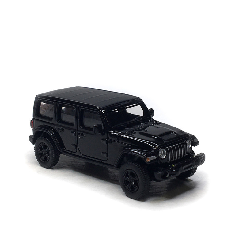 MicroCity, Jeep Wrangler, noir, 2017 - HERPA 87MC000028 - HO 1/87