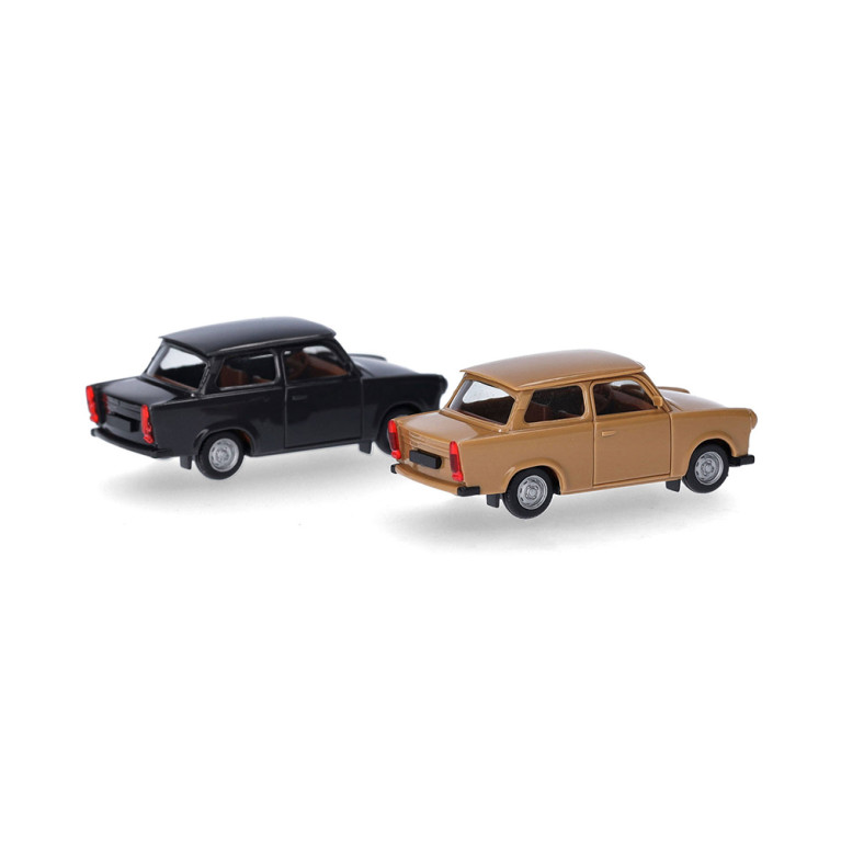 MiniKit, Berline Trabant 601, ocre/noir  - HERPA 013901-002 - HO 1/87