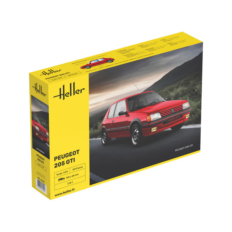Peugeot 205 GTI - HELLER 58705 - 1/24