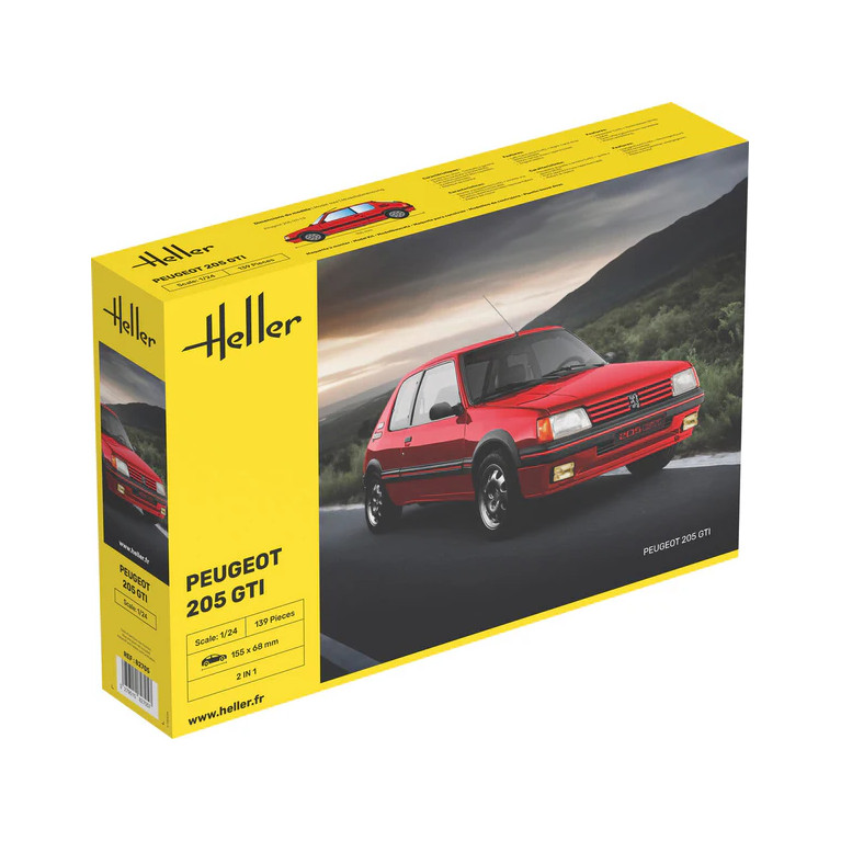 Peugeot 205 GTI - HELLER 58705 - 1/24