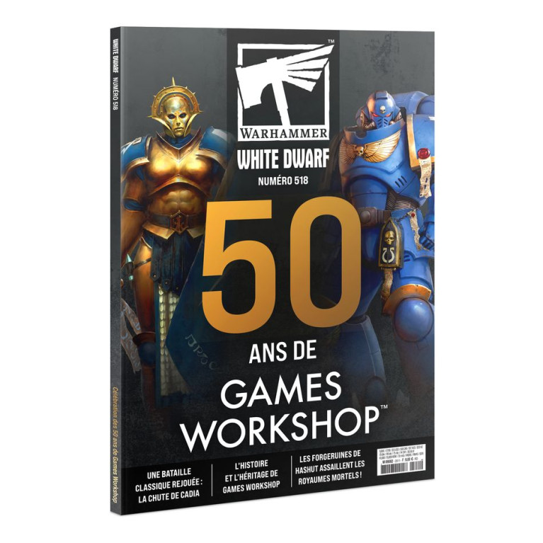 Magazine White Dwarf 518, 50 ans de Games Workshop - WARHAMMER WD518