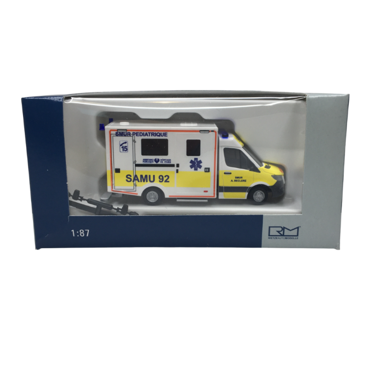 Mercedes Benz, Ambulance, SAMU 92 - Rietze 76199 - HO 1/87