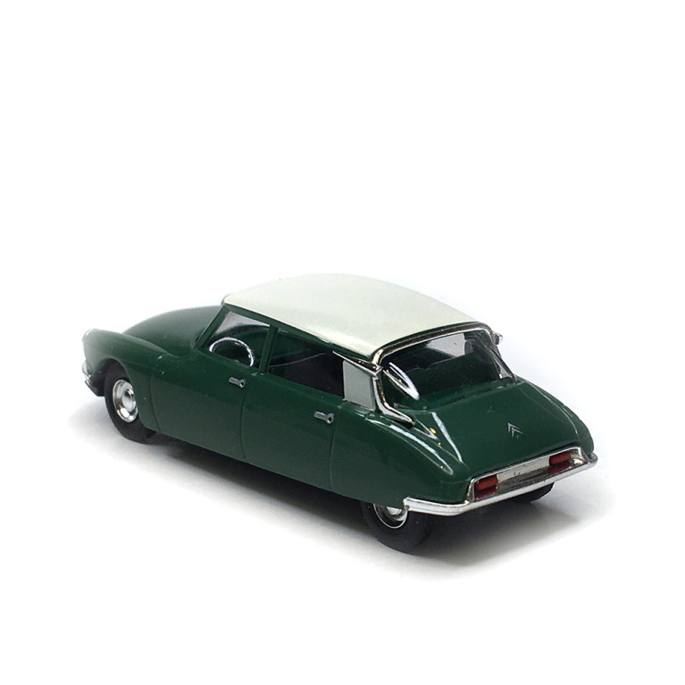 Citroën DS19, vert foncé/blanc, 1955 - BUSCH 48020 - HO 1/87