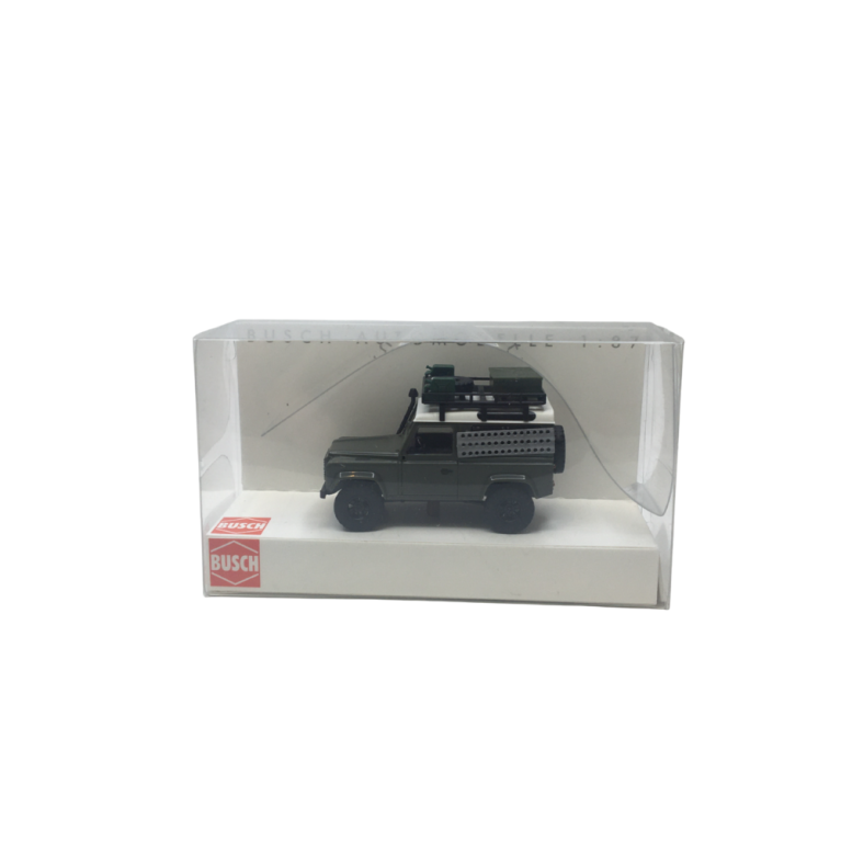 Land Rover Defender 90, Expédition, 1983 - BUSCH 54354 - HO 1/87