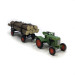 Tracteur Fendt F15 Dieselross, avec remorque forestière - BUSCH 54152 - HO 1/87