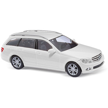 Mercedes Benz Classe C, blanc, 2007  - BUSCH 60236 - HO 1/87