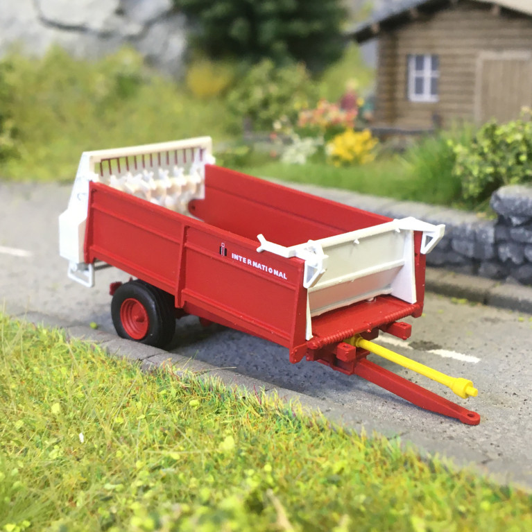 Remorque HI 355T épandeur à fumier - REE CB188 - HO 1/87