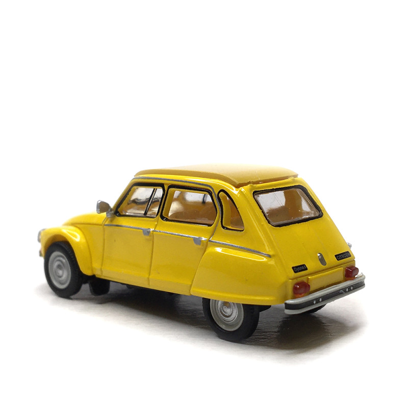 Citroën Dyane 6 fermée, jaune, 1973 - SAI 7615 - HO 1/87