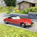 Citroën DS 19 cabriolet ouvert, rouge rubis, 1963 - SAI 7808 - HO 1/87