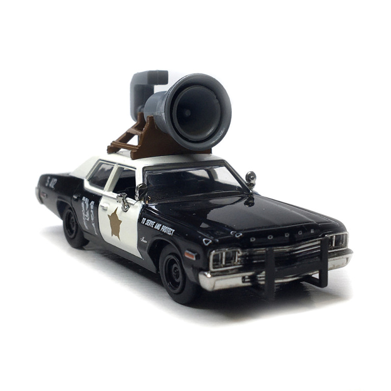 Dodge Monaco, the bluesmobile, avec haut parleur, 1974 - BREKINA 18154 - HO 1/87