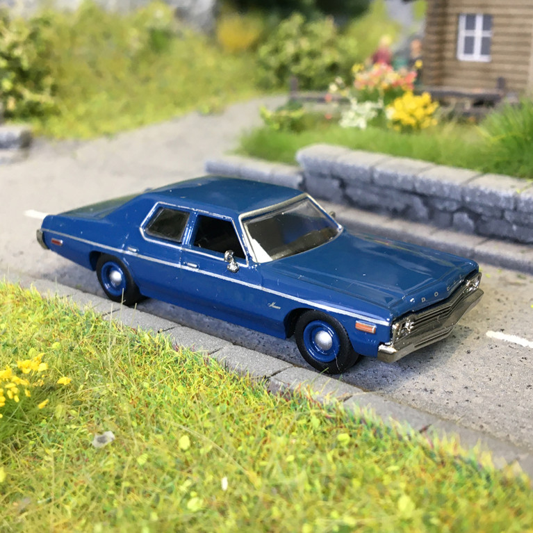 Dodge Monaco, bleu, 1974 - BREKINA 18158 - HO 1/87