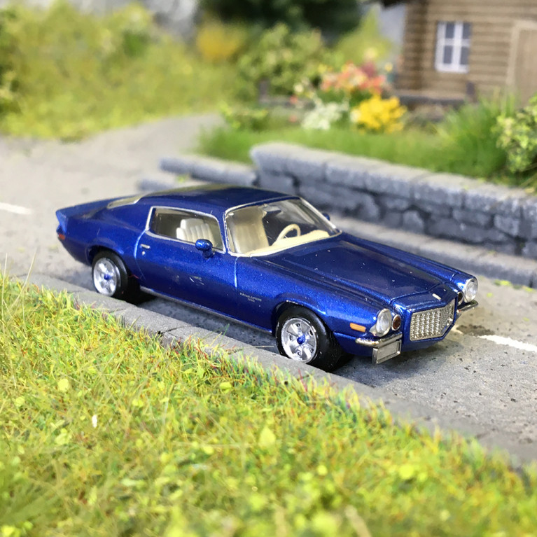 Chevrolet Camaro, bleu, 1970 - BREKINA 19920 - HO 1/87