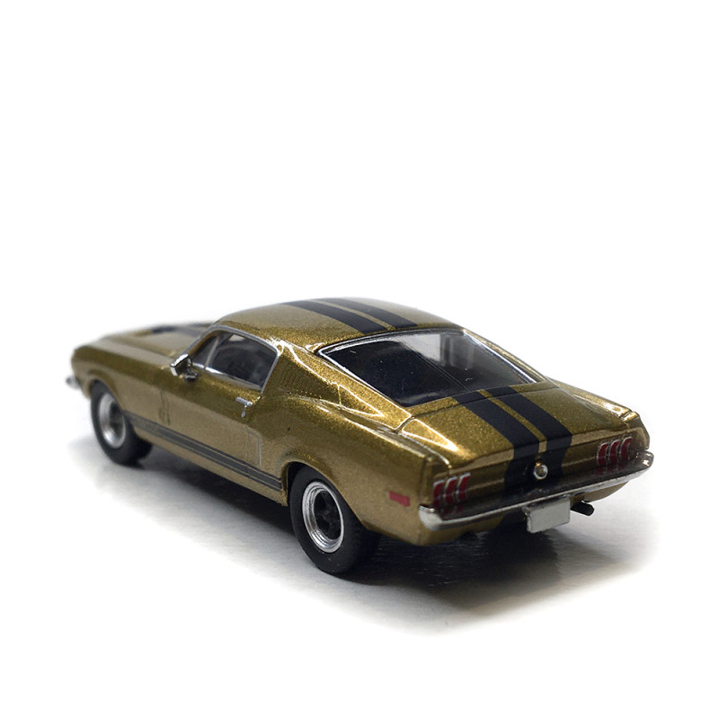 Ford Mustang Fastabck, Shelby GT 350, or/noir, 1968 - BREKINA 19615 - HO 1/87