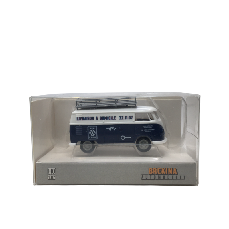 Volkswagen T1b tôlé, Vw pièces d'origine, 1960 - BREKINA 32300 - HO 1/87