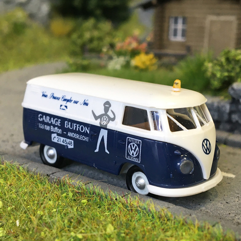 Volkswagen T1b tôlé, VW garage buffon, 1960 - BREKINA 32301 - HO 1/87