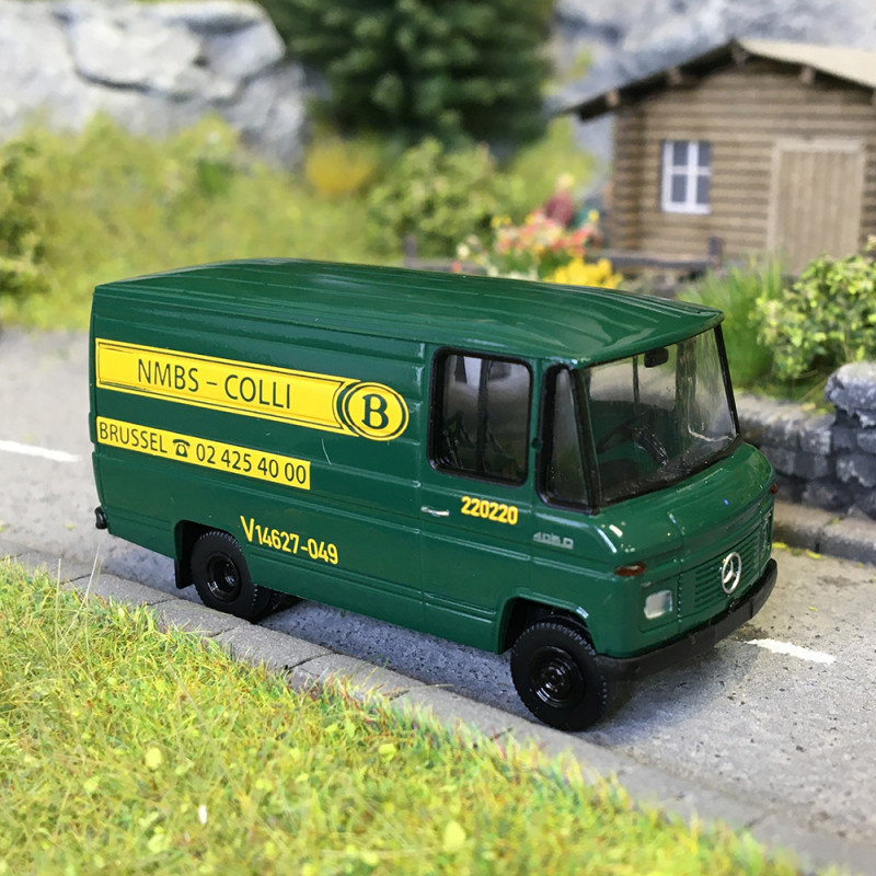 Mercedes Benz L 406 D, SNCB, 1977 - BREKINA 36861 - HO 1/87