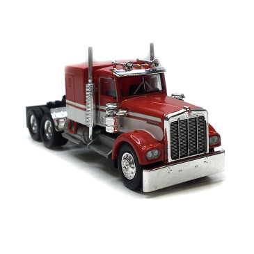 Tracteur Kenworth, W900, rouge/blanc, 1977 - BREKINA 86251 - HO 1/87