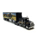 Semi remorque tôlé, Kenworth W900, noir/or, décoré, 1977 - BREKINA 86255 - HO 1/87