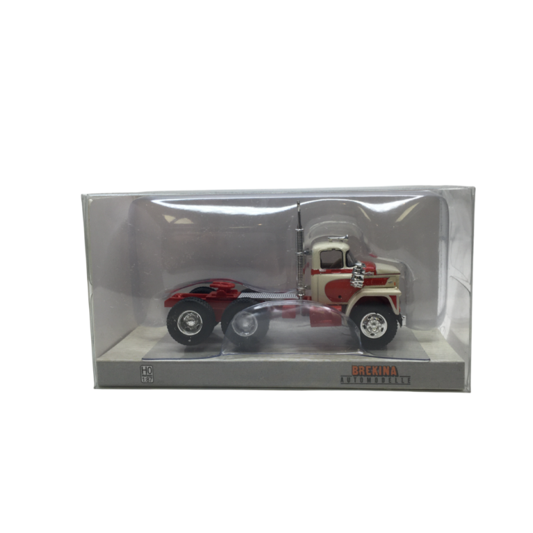 Tracteur Dodge, LCF CT 900, blanc/rouge, 1960 - BREKINA 86300 - HO 1/87