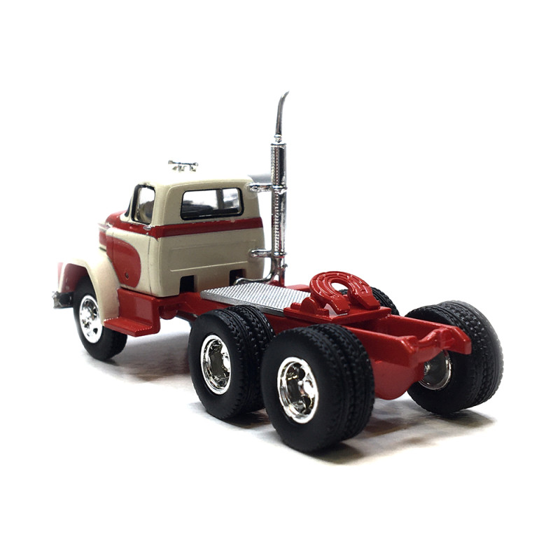 Tracteur Dodge, LCF CT 900, blanc/rouge, 1960 - BREKINA 86300 - HO 1/87