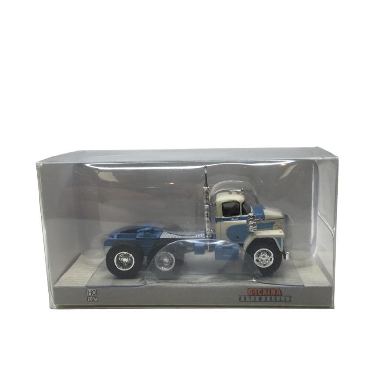 Tracteur Dodge, LCF CT 900, blanc/bleu, 1960 - BREKINA 86301 - HO 1/87