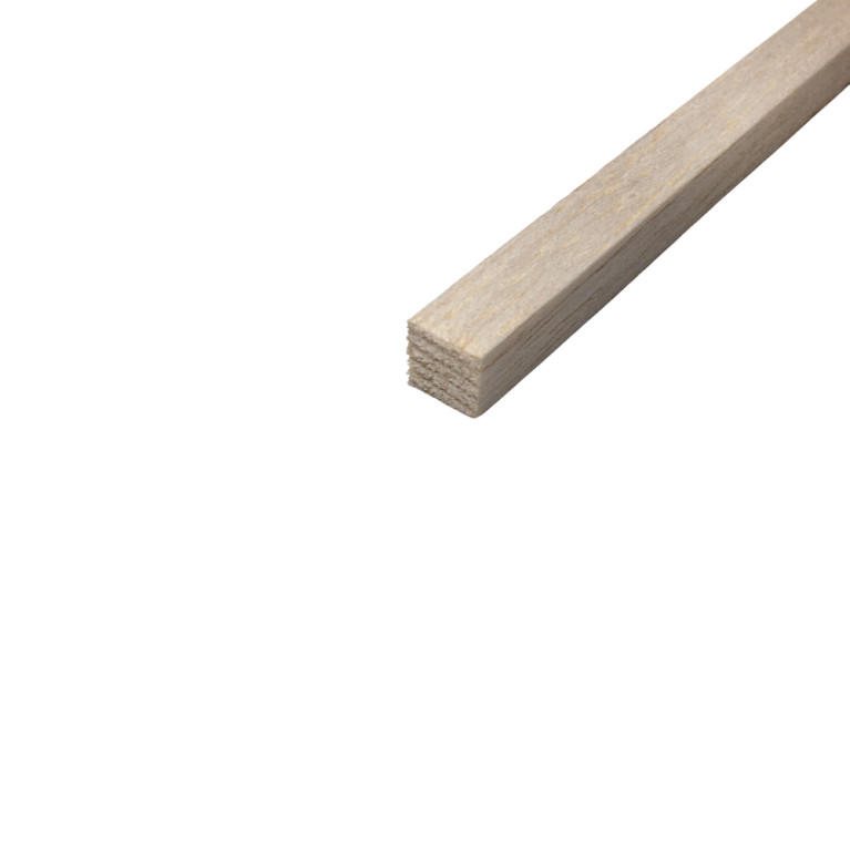Profilé carré en bois de Balsa - 10x10mm - KAVAN KAV60.1311010