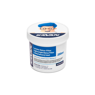Mastic léger pour balsa 200ml - Blanc - KAVAN KAV56.9981.EN