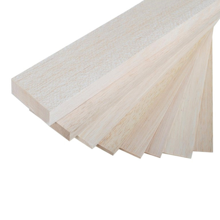 Planche de bois Balsa 1 x 100 mm -  KAVAN KAV60.141101