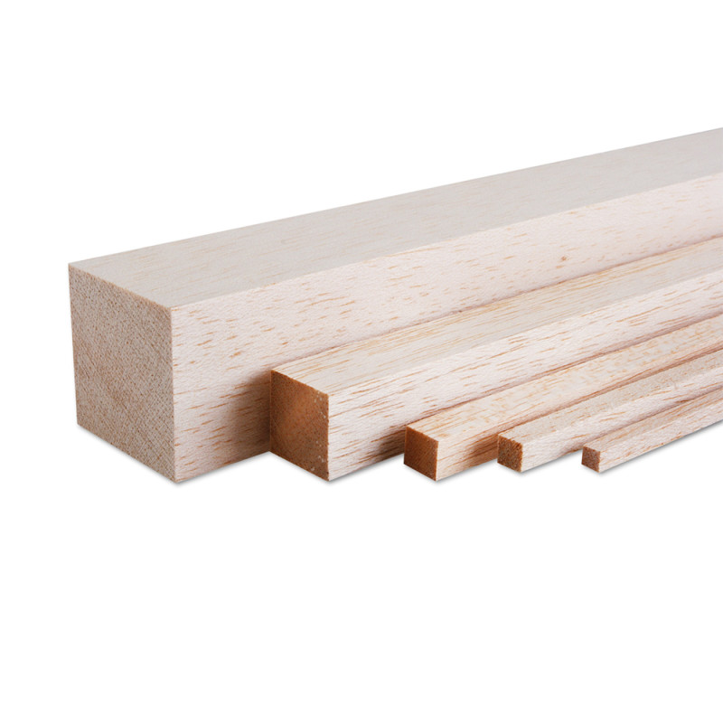 Profilé carré en bois de Balsa - 7x7mm - KAVAN KAV60.1310707