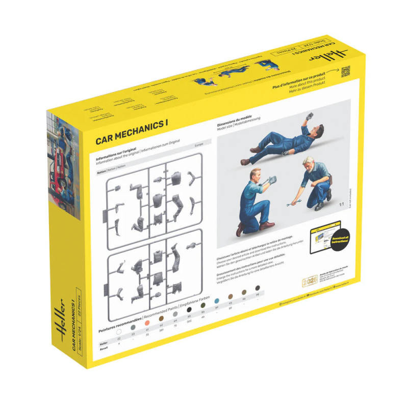 Mécaniciens - HELLER 82755 - 1/24