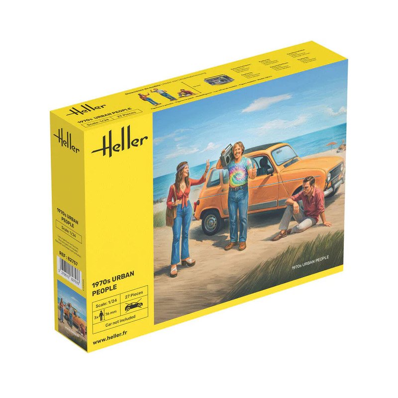 Citadins des années 1970 - HELLER 82757 - 1/24