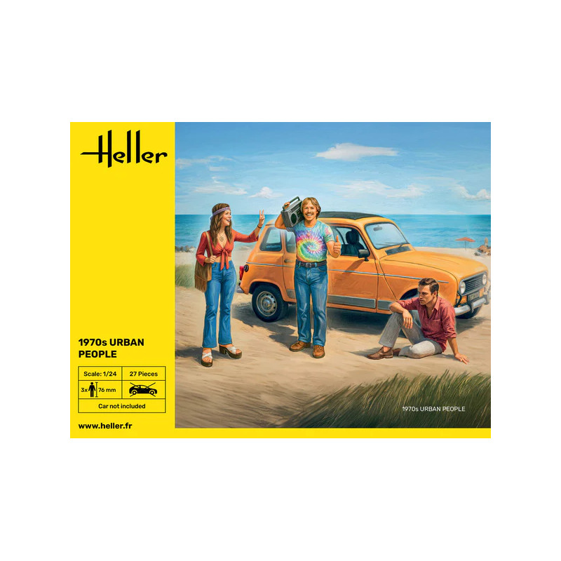 Citadins des années 1970 - HELLER 82757 - 1/24