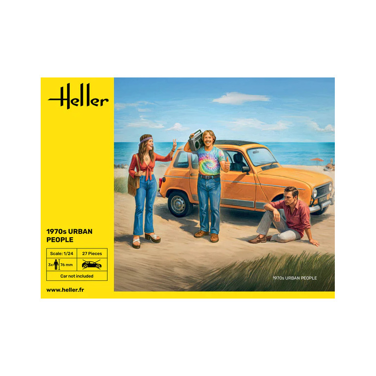 Citadins des années 1970 - HELLER 82757 - 1/24