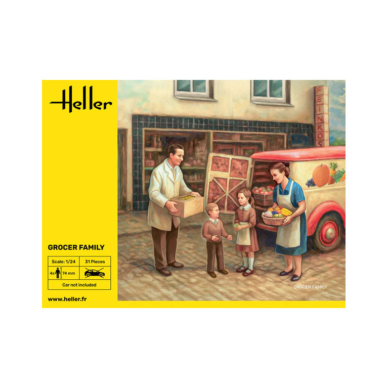 Famille d'épiciers - HELLER 82758 - 1/24