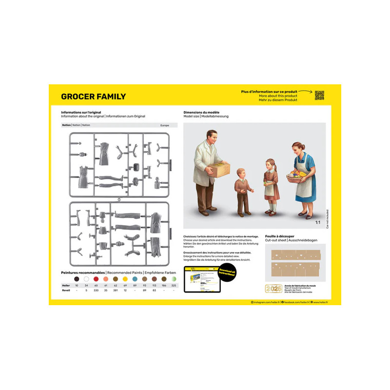 Famille d'épiciers - HELLER 82758 - 1/24