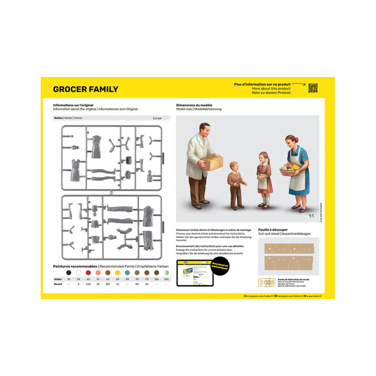 Famille d'épiciers - HELLER 82758 - 1/24