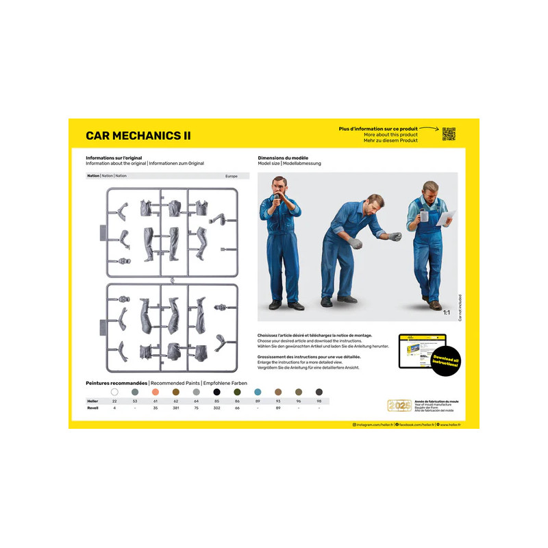 Mécaniciens II - HELLER 82756 - 1/24