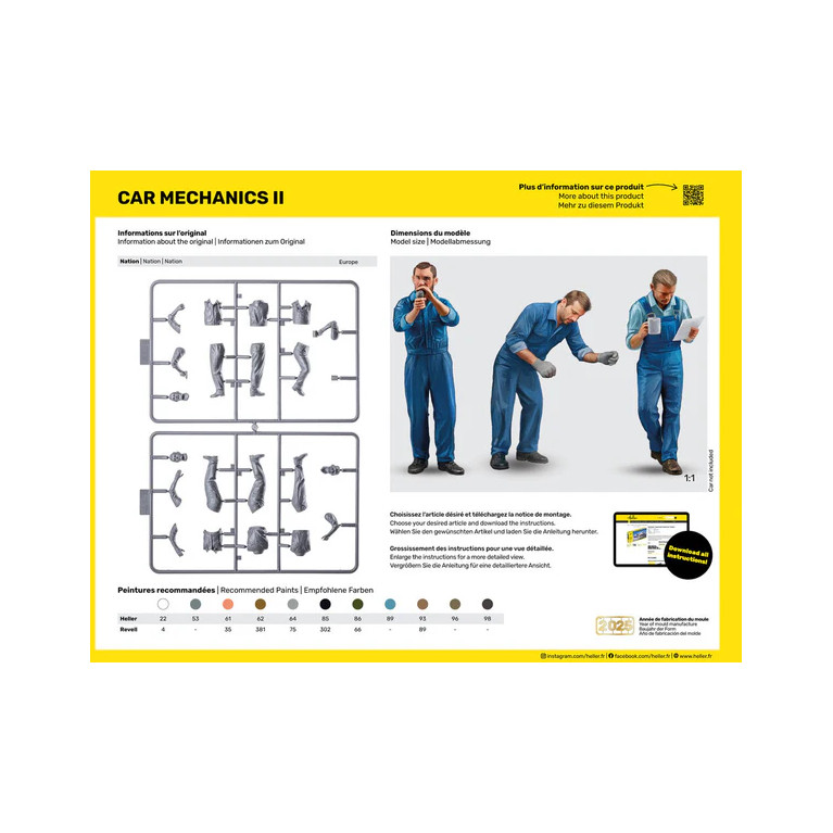 Mécaniciens II - HELLER 82756 - 1/24