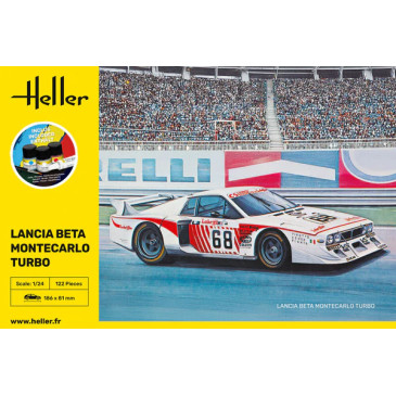 Starter kit, Lancia beta MonteCarlo Turbo - HELLER 56741 - 1/24