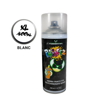 Peinture en spray pour Lexan 400ml - BLANC - ABSIMA 3500001XL