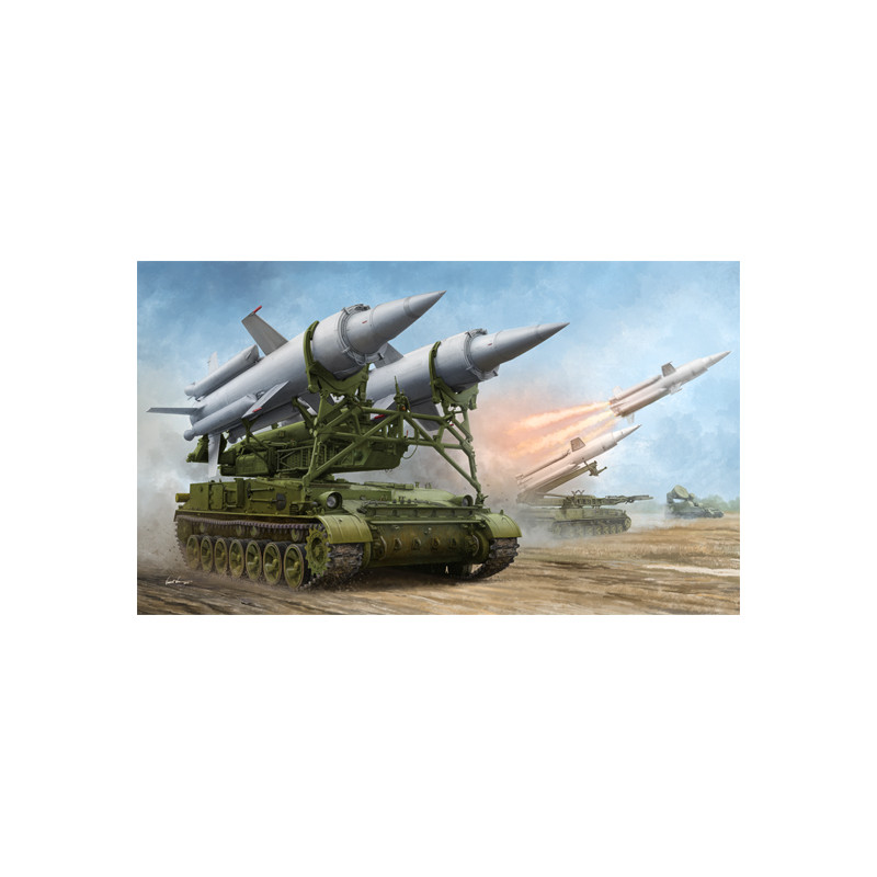 Soviétique 2K11A TEL, avec missile 9M8M Krug-a, SA-4 Ganef - TRUMPETER 09523 - 1/35