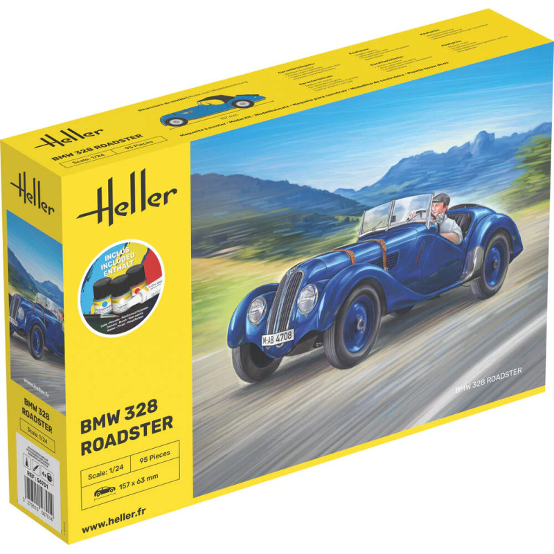 Starter kit, BMW 328 roadster - HELLER 56701 - 1/24
