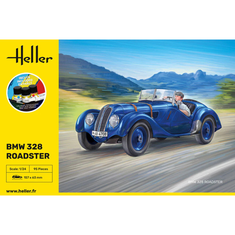 Starter kit, BMW 328 roadster - HELLER 56701 - 1/24