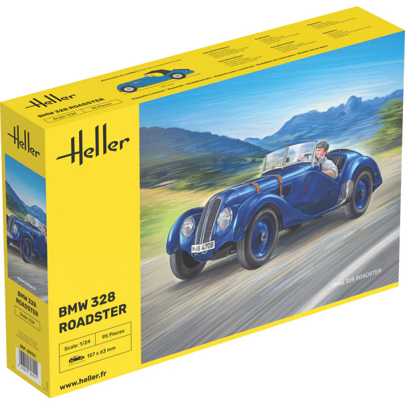 BMW 328 roadster - HELLER 80701 - 1/24