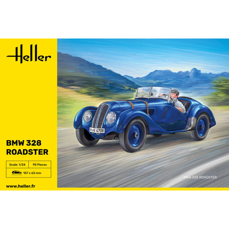 BMW 328 roadster - HELLER 80701 - 1/24