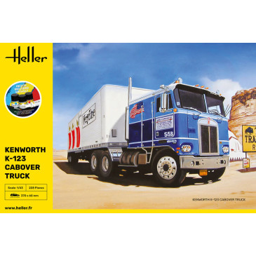 Starter kit, Kenworth K-123, Cabover truck - HELLER 56793 - 1/43
