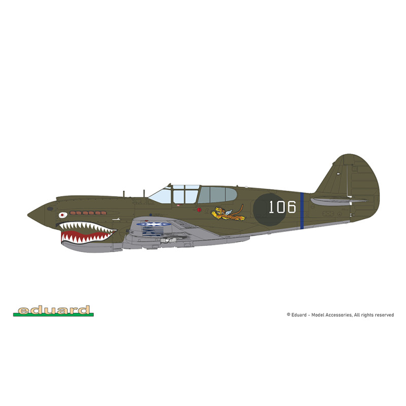 P-40E Warhawk, 4 versions - EDUARD 84207 - 1/48