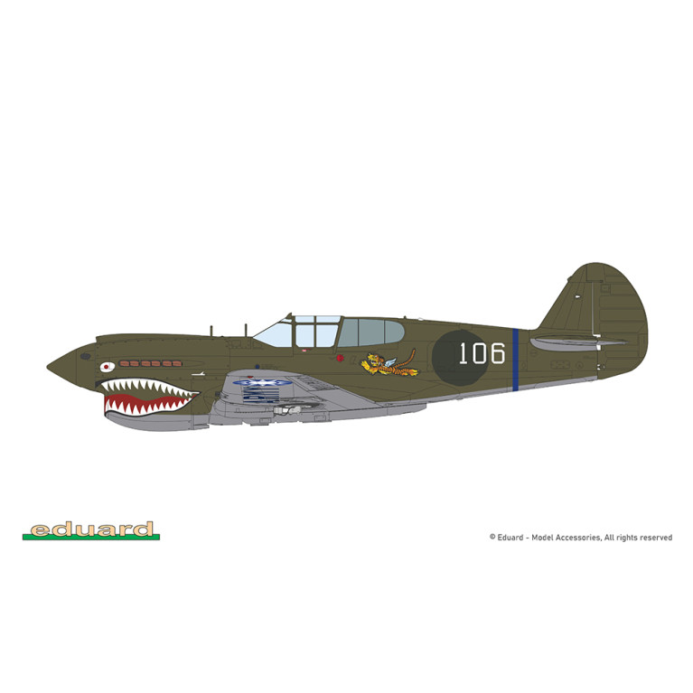 P-40E Warhawk, 4 versions - EDUARD 84207 - 1/48