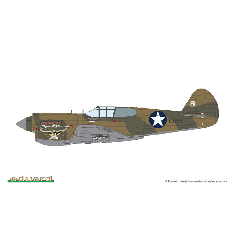 P-40E Warhawk, 4 versions - EDUARD 84207 - 1/48